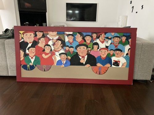 Tableau peinture sur bois aski - sur,