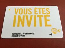 TELECARTE CARTE CINEMA GAUMONT, GAUMONT PATHÉ, PATHÉ. VERSO 3