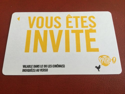 Telecarte carte cinema - telecarte,