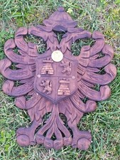 Décoration Murale Armoirie Blason Ecusson Chevalerie Dague Ancien 