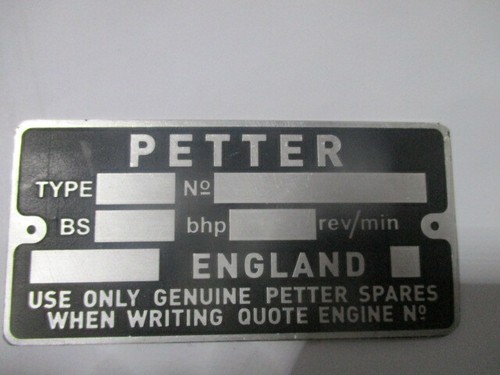 Panneau type plaque - panneau,