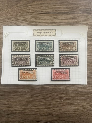 Timbre série colonie aef - colonie,