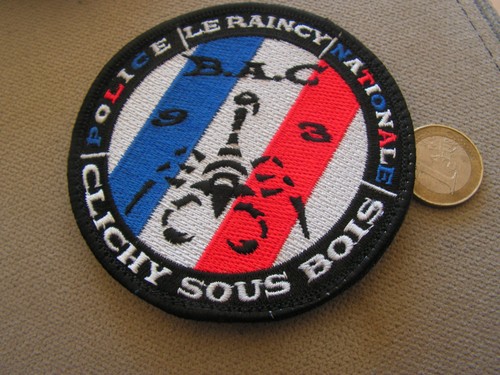 Police patch clichy sous - patch,