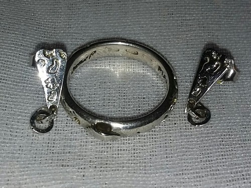 Parure argent massif - parure,