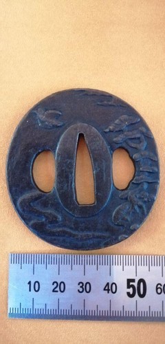 Tsuba antique samouraï - tsuba,