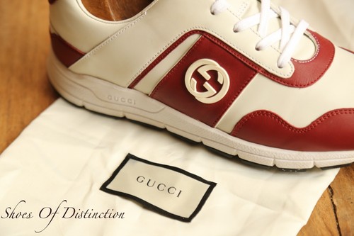Baskets gucci cuir blanc - cuir,