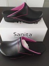 sabot sanita noir mat bordure