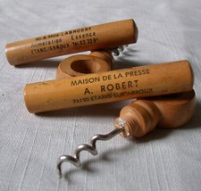 Lot 2 TIRE BOUCHONS en bois