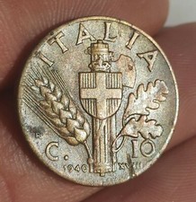 ITALIE , 10 centesimi Victor-Emmanuel III 1940