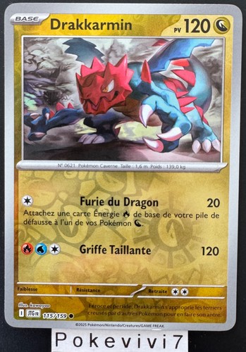 Carte pokemon drakkarmin - pokemon,