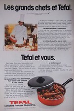 PUBLICITÉ DE PRESSE 1977 - LA SAUTEUSE TEFAL ET VOUS - ADVERTISING