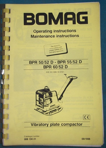 Bomag bpr50 52d - bomag, bpr50/52d