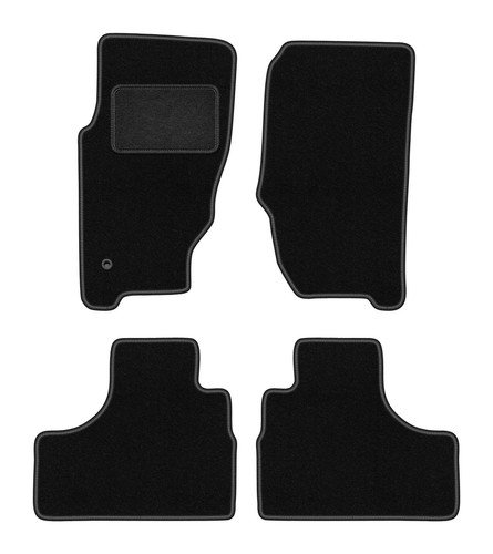 Tapis sol velours noir - velours,