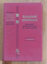 Zoologie Science naturelle ecologique PRÉCIS D’ÉCOLOGIE GÉNÉRALE Monde animal 