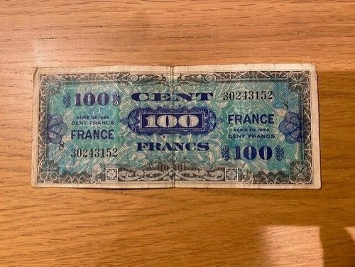Bloc francs france billet - france,