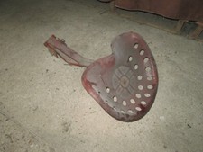 VINTAGE ANCIENNE SELLE SIEGE METAL DE TRACTEUR