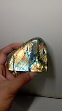 205g  BLOC A POSER LABRADORITE Madagascar Massage Lithothérapie pierre 