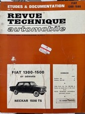 Catalogue / Brochure Revue Technique Automobile FIAT 1300/1500/NECKAR de 1970 +