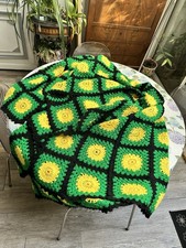 Couvre Lit Vintage Années 70 Au Crochet  Parfait État