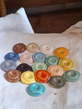 Boutons anciens céramiques  vintage art déco 1930/ 1950 LOT N°8