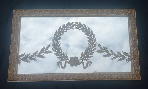 Miroir églomisé décor