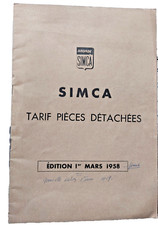 Auto Aronde Simca 5-6-8-9