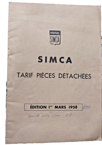Auto aronde simca - auto, 5-6-8-9