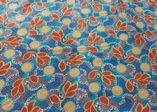 ANCIEN  TISSU COUPON  VINTAGE