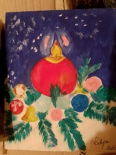 TABLEAU ACRYLIQUE NOËL-