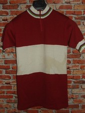 Eroica Maglia Shirt Maillot Vélo Cyclisme Vintage 70'S 80% Laine