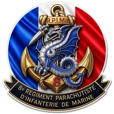 Autocollant insigne militaire - ,