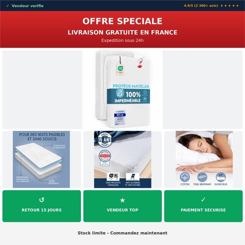 Protège matelas 90x200 - protège-matelas, cm