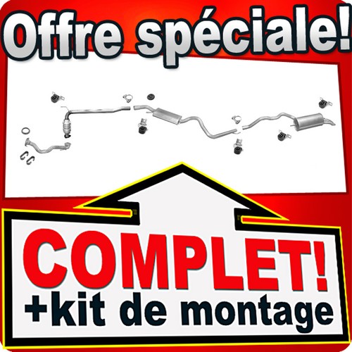 Echappement catalyseur pour - echappement,