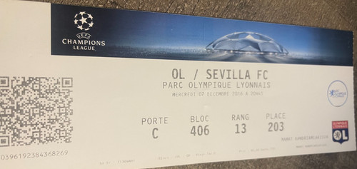 Ticket lyon v sevilla fc - ol,