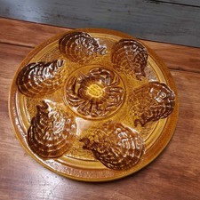 Plat à huîtres barbotine