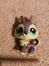 Littlest PET SHOP - Authentic Husky # 2297 dog Chien glitter petshop lps Rare 
