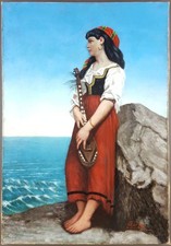 Ancien Tableau "Jeune