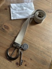 Ceinture Dior Gaucho Vintage Beige  Taille 90