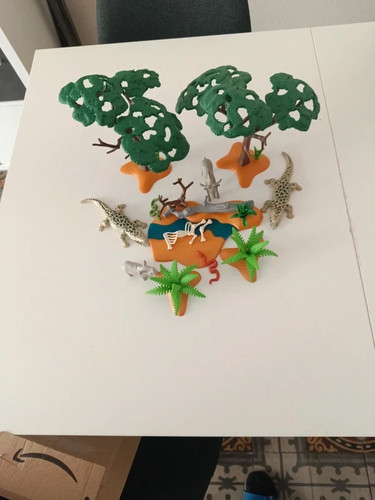 Playmobil lot savane crocodile