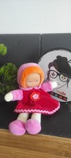 Doudou poupée Corolle mademoiselle Grenadine robe rose orange rouge fleur 2005