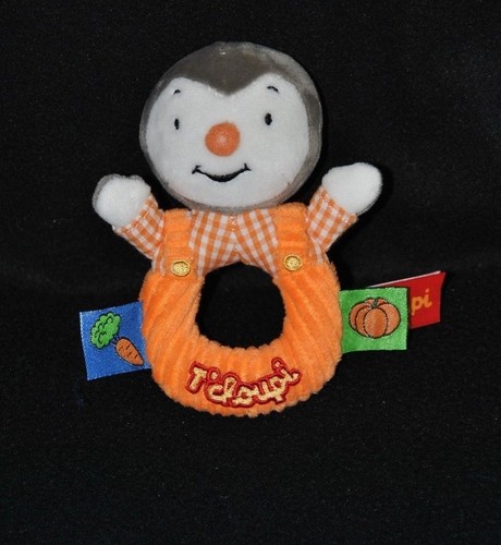 Peluche doudou tchoupi blanc