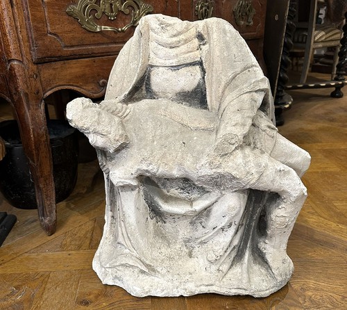 Sculpture pierre blanche
