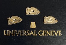 NEUF PONT / BRIDGE ACIER UNIVERSAL GENEVE MICRO ROTOR CAL 2.66 @ NOS POLEROUTER