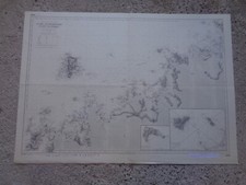 CARTE MARINE SHOM / Du détroit de Shimonoseki au détroit de Hirado - Japon  1973