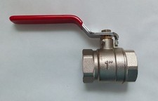 1 " Vanne À Boisseau Sphérique IG - Robinet à - Laiton Nickelé - Haute Qualité -