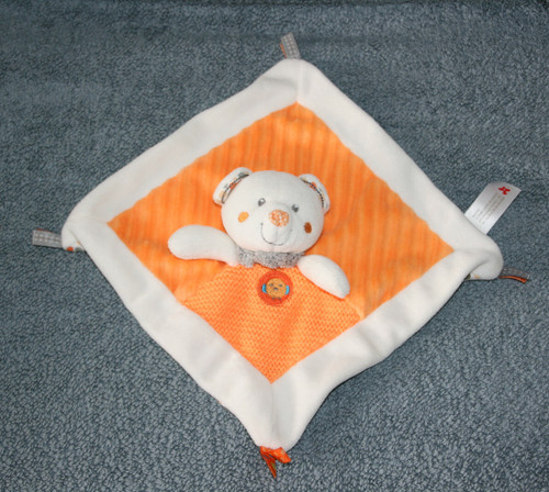 Nicotoy doudou ours - ours, blanc
