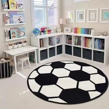 Tapis rond ballon football