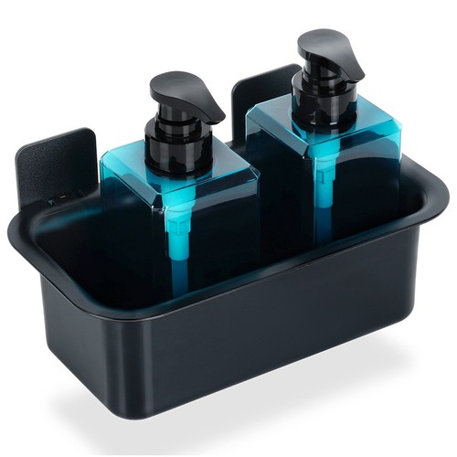 étagère douche noire - Étagère,