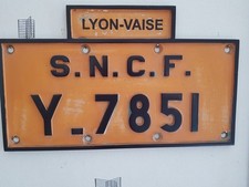 SNCF - Plaque locomotive Y
