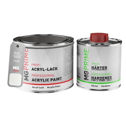 pot peinture blanc